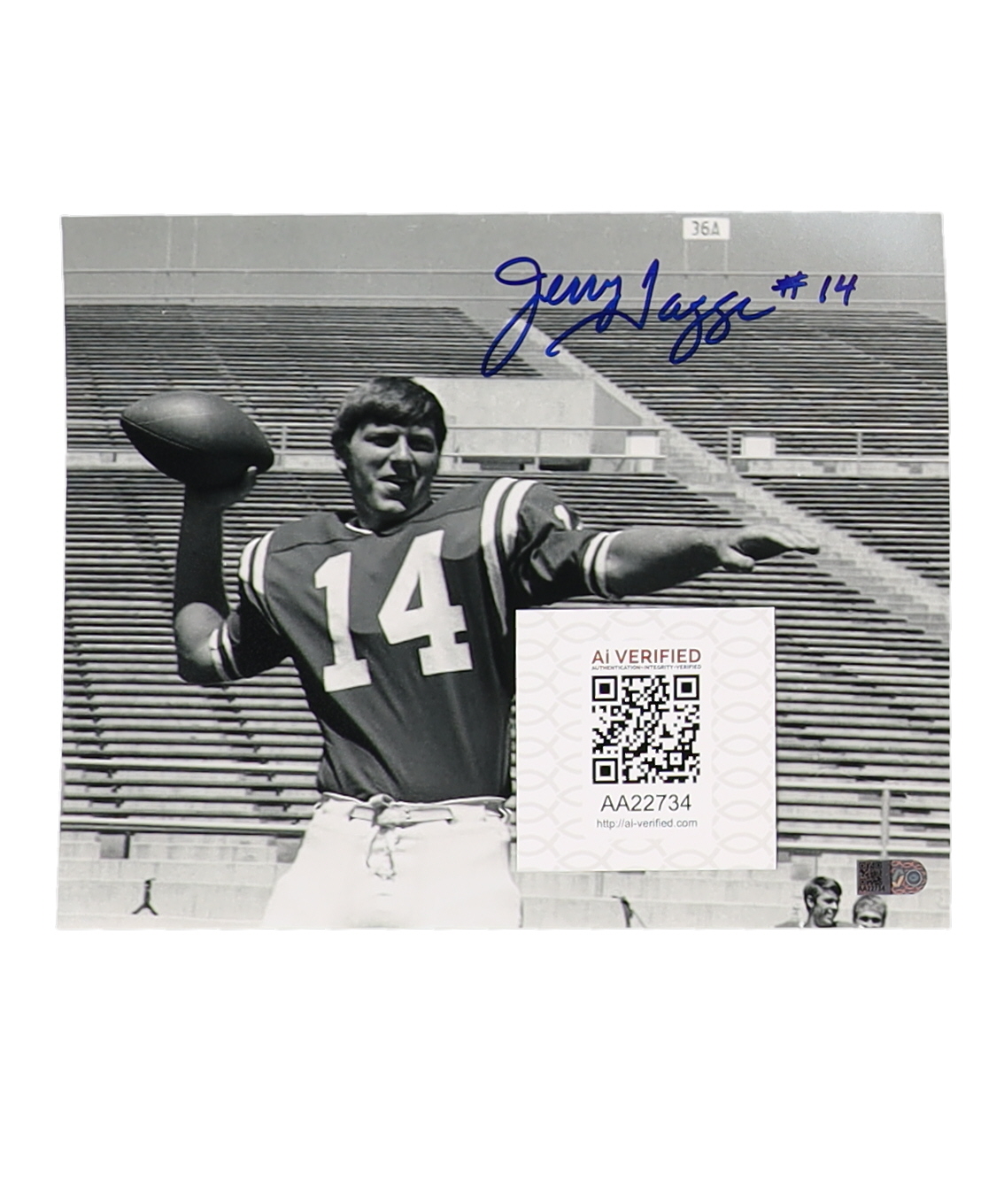 Jerry Tagge Signed Nebraska Cornhuskers 8x10 Photo (AIV) at PristineAuction.com Jerry Tagge Signed Nebraska Cornhuskers 8x10 Photo (AIV) at PristineAuction.com