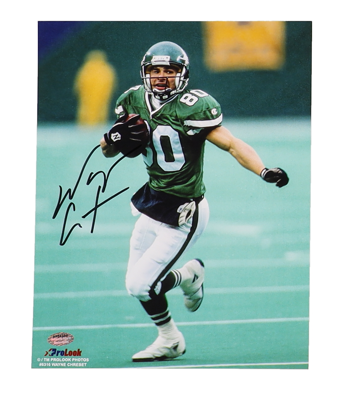 Wayne Chrebet Signed Jets 8x10 Photo (Schwartz) at PristineAuction.com Wayne Chrebet Signed Jets 8x10 Photo (Schwartz) at PristineAuction.com