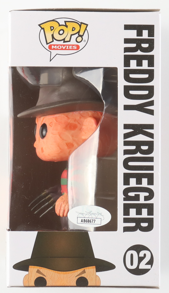 Heather Langenkamp Signed "A Nightmare on Elm Street" #02 Freddy Krueger Funko Pop! Vinyl Figure Inscribed "Nancy" & "Never Sleep Again" (JSA) at PristineAuction.com Heather Langenkamp Signed "A Nightmare on Elm Street" #02 Freddy Krueger Funko Pop! Vinyl Figure Inscribed "Nancy" & "Never Sleep Again" (JSA) at PristineAuction.com