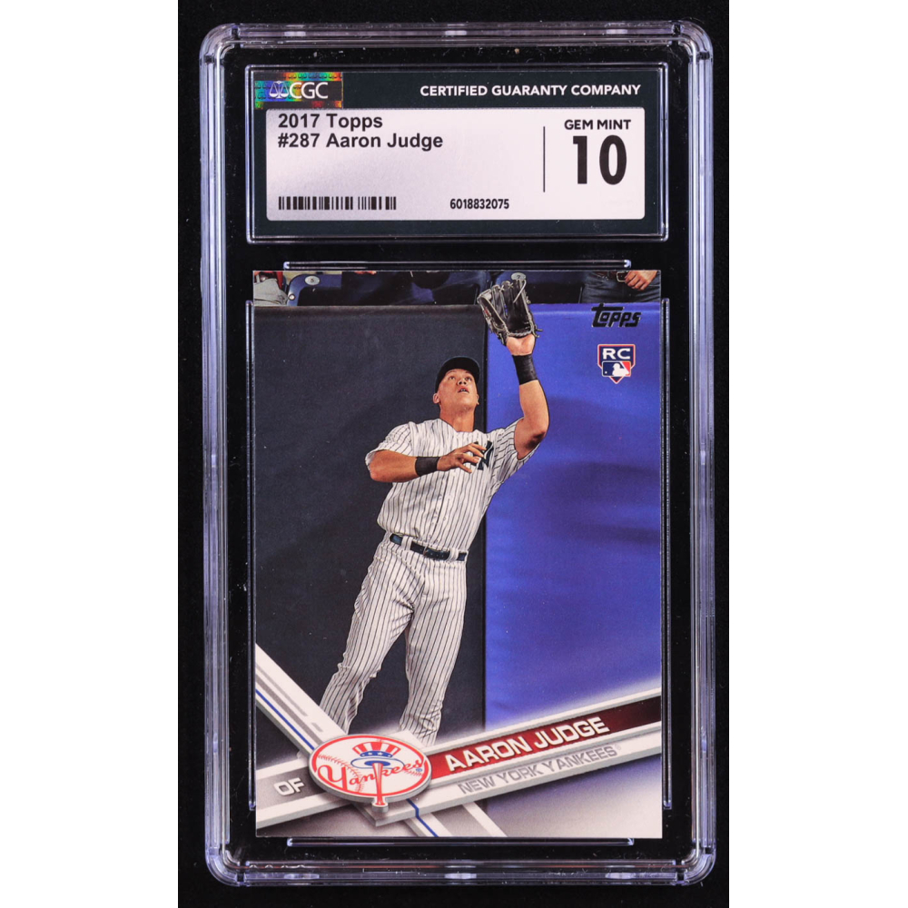 Aaron Judge 2017 Topps #287 RC (CGC 10) | Pristine Auction