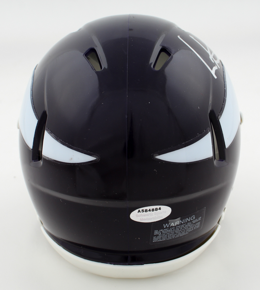 Cris Carter Signed Vikings Throwback Speed Mini Helmet (Schwartz) at PristineAuction.com Cris Carter Signed Vikings Throwback Speed Mini Helmet (Schwartz) at PristineAuction.com