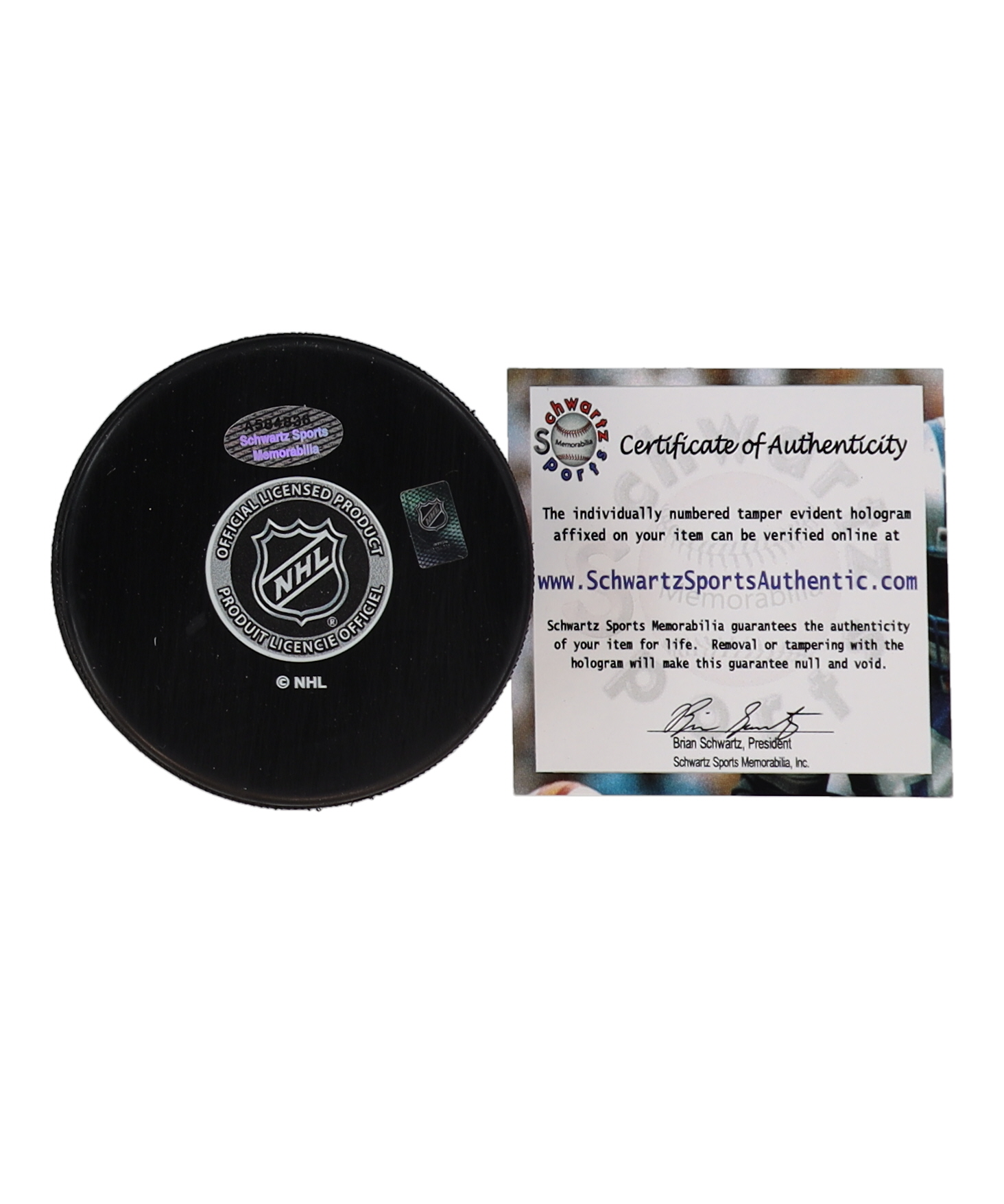 Pat LaFontaine Signed Islanders Logo Hockey Puck Inscribed "HOF 03" (Schwartz) at PristineAuction.com Pat LaFontaine Signed Islanders Logo Hockey Puck Inscribed "HOF 03" (Schwartz) at PristineAuction.com