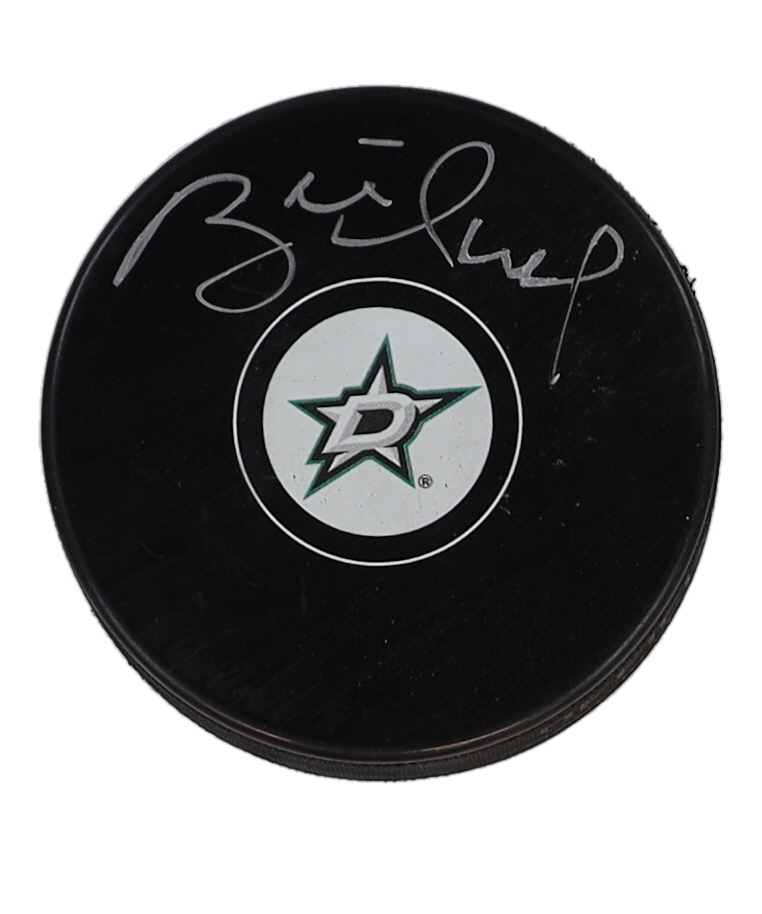 Brett Hull Signed Stars Logo Hockey Puck (Schwartz) at PristineAuction.com Brett Hull Signed Stars Logo Hockey Puck (Schwartz) at PristineAuction.com