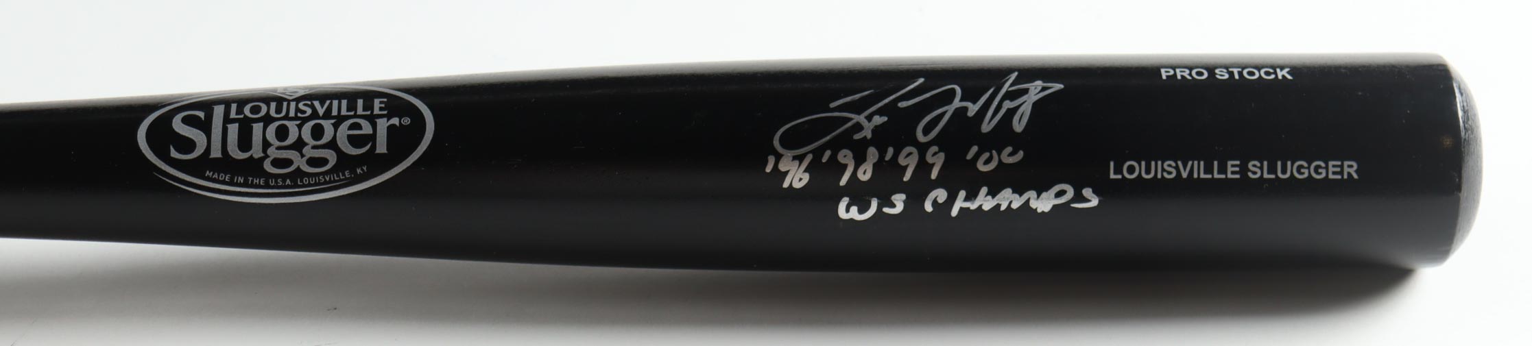 Tino Martinez Signed Louisville Slugger Baseball Bat Inscribed "'96 '98 '99 '00 WS Champs" (Beckett) at PristineAuction.com Tino Martinez Signed Louisville Slugger Baseball Bat Inscribed "'96 '98 '99 '00 WS Champs" (Beckett) at PristineAuction.com
