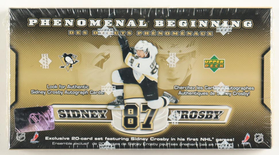 2005-06 Upper Deck Sidney Crosby Phenomenal Beginning Box Set with (20) Cards at PristineAuction.com 2005-06 Upper Deck Sidney Crosby Phenomenal Beginning Box Set with (20) Cards at PristineAuction.com