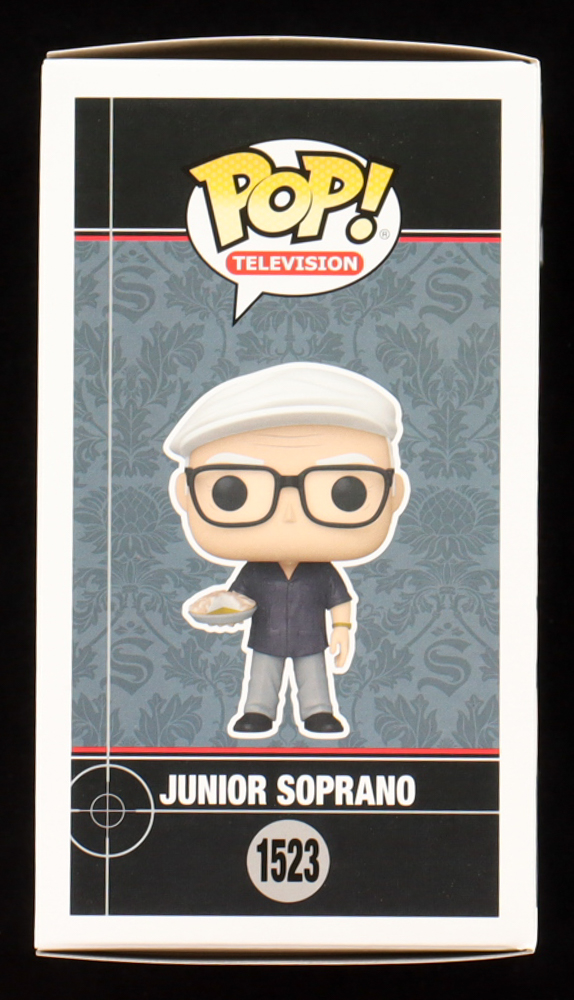 Dominic Chianese Signed "The Sopranos" #1523 Junior Soprano Funko Pop! Vinyl Figure (Beckett) at PristineAuction.com Dominic Chianese Signed "The Sopranos" #1523 Junior Soprano Funko Pop! Vinyl Figure (Beckett) at PristineAuction.com