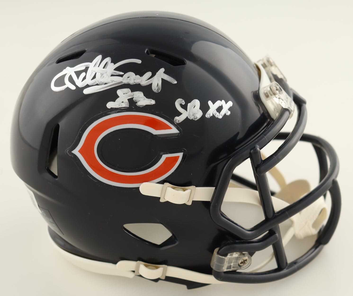 Willie Gault Signed Bears Speed Mini Helmet Inscribed "SB XX Champs" (Beckett) at PristineAuction.com Willie Gault Signed Bears Speed Mini Helmet Inscribed "SB XX Champs" (Beckett) at PristineAuction.com