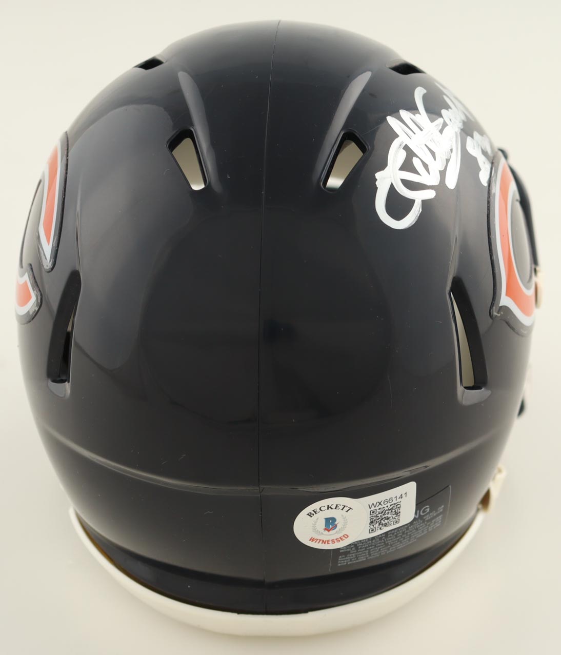 Willie Gault Signed Bears Speed Mini Helmet Inscribed "SB XX Champs" (Beckett) at PristineAuction.com Willie Gault Signed Bears Speed Mini Helmet Inscribed "SB XX Champs" (Beckett) at PristineAuction.com