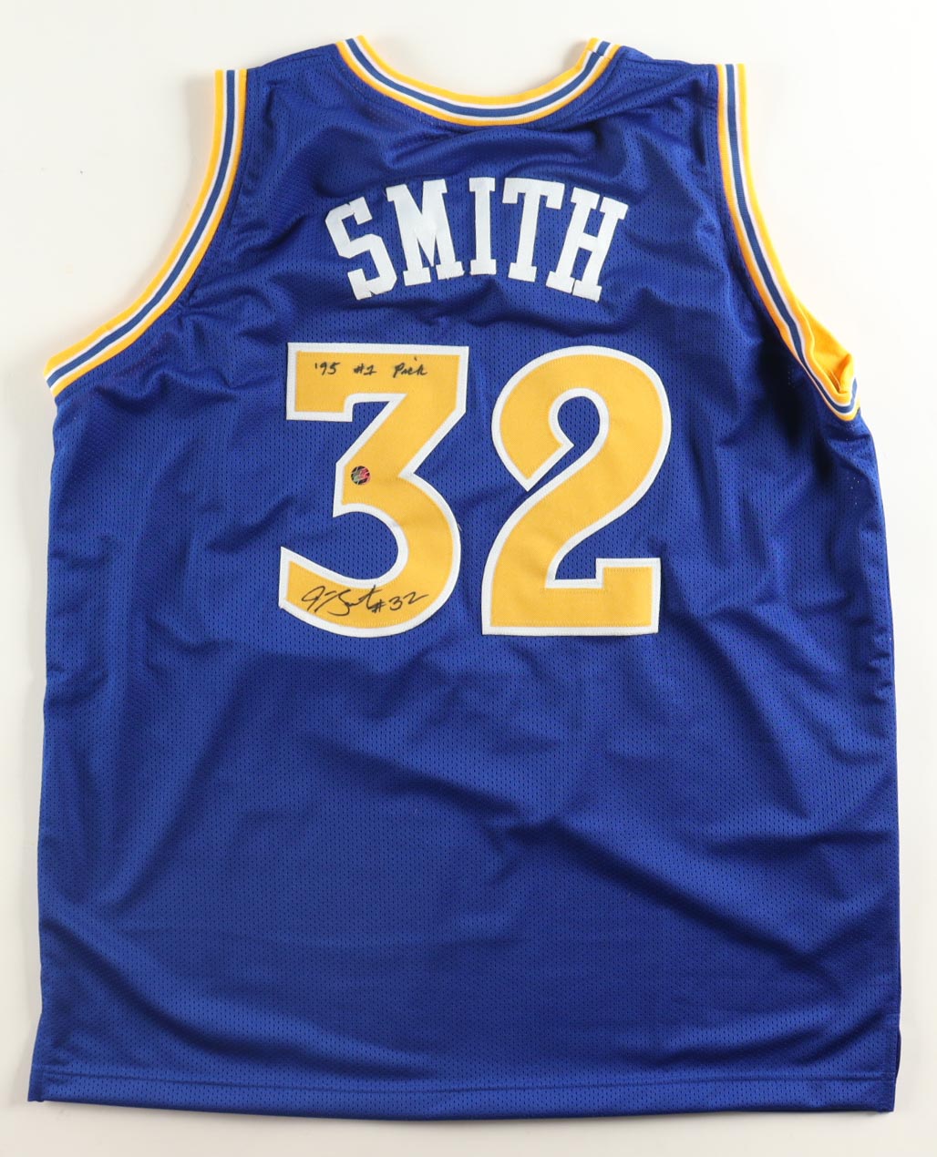 Joe Smith Signed Jersey Inscribed "'95 #1 Pick" (All World Memorabilia) at PristineAuction.com Joe Smith Signed Jersey Inscribed "'95 #1 Pick" (All World Memorabilia) at PristineAuction.com