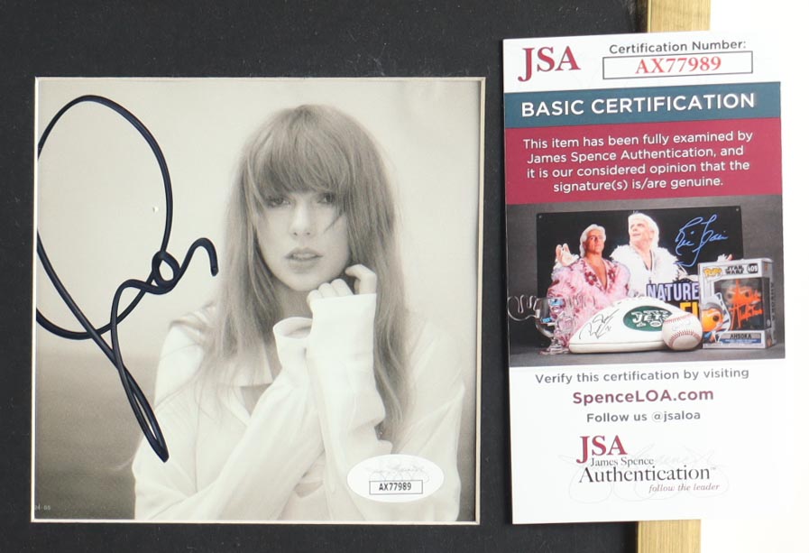 Taylor Swift Signed Custom Framed "The Tortured Poets Department" CD Album Insert Display With Disc (JSA) at PristineAuction.com Taylor Swift Signed Custom Framed "The Tortured Poets Department" CD Album Insert Display With Disc (JSA) at PristineAuction.com