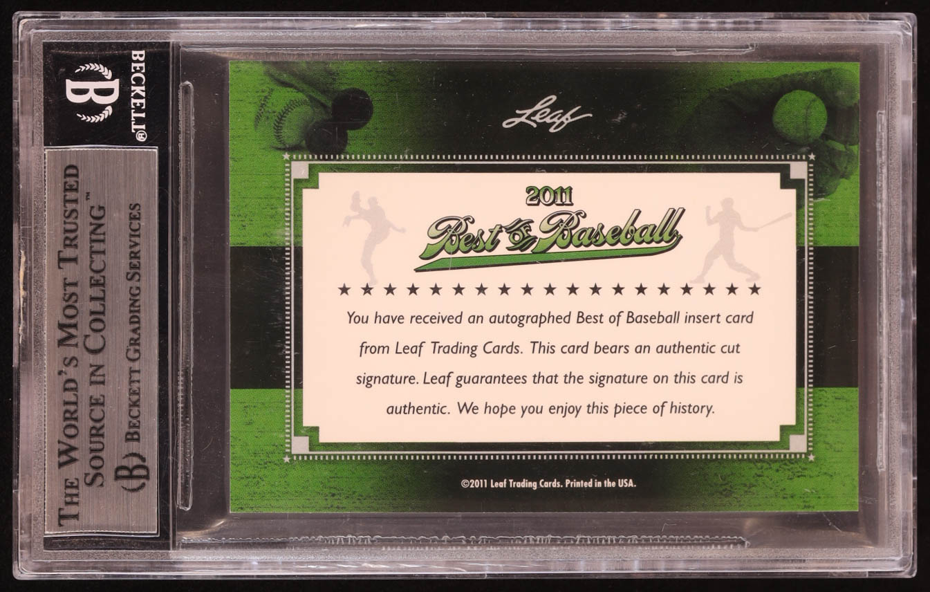 Greg Maddus 2011 Leaf Best of Baseball Cut Signatures #NNO #431/1000 (BGS) at PristineAuction.com Greg Maddus 2011 Leaf Best of Baseball Cut Signatures #NNO #431/1000 (BGS) at PristineAuction.com