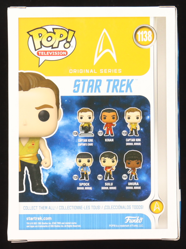 William Shatner Signed "Star Trek" #1138 Captain Kirk Funko Pop! Vinyl Figure (JSA) at PristineAuction.com William Shatner Signed "Star Trek" #1138 Captain Kirk Funko Pop! Vinyl Figure (JSA) at PristineAuction.com