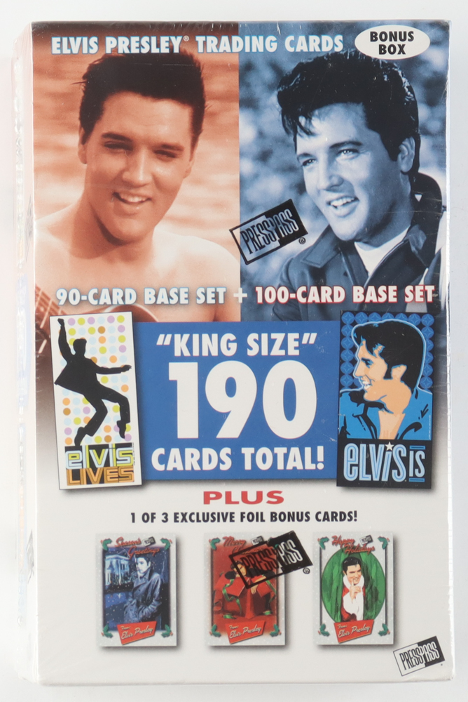 2008 Press Pass Elvis Presley "King Size" Complete Set of (191) Cards at PristineAuction.com 2008 Press Pass Elvis Presley "King Size" Complete Set of (191) Cards at PristineAuction.com