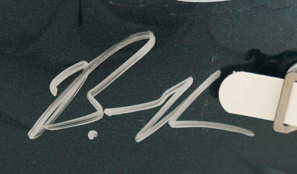 Darius Slay, Brandon Graham & Jalen Carter Signed Eagles Full-Size Speed Helmet (Beckett) at PristineAuction.com Darius Slay, Brandon Graham & Jalen Carter Signed Eagles Full-Size Speed Helmet (Beckett) at PristineAuction.com