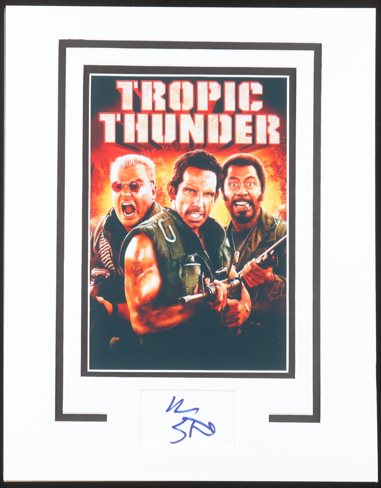 Ben Stiller Signed "Tropic Thunder" Custom Matted Cut (ACOA) at PristineAuction.com Ben Stiller Signed "Tropic Thunder" Custom Matted Cut (ACOA) at PristineAuction.com