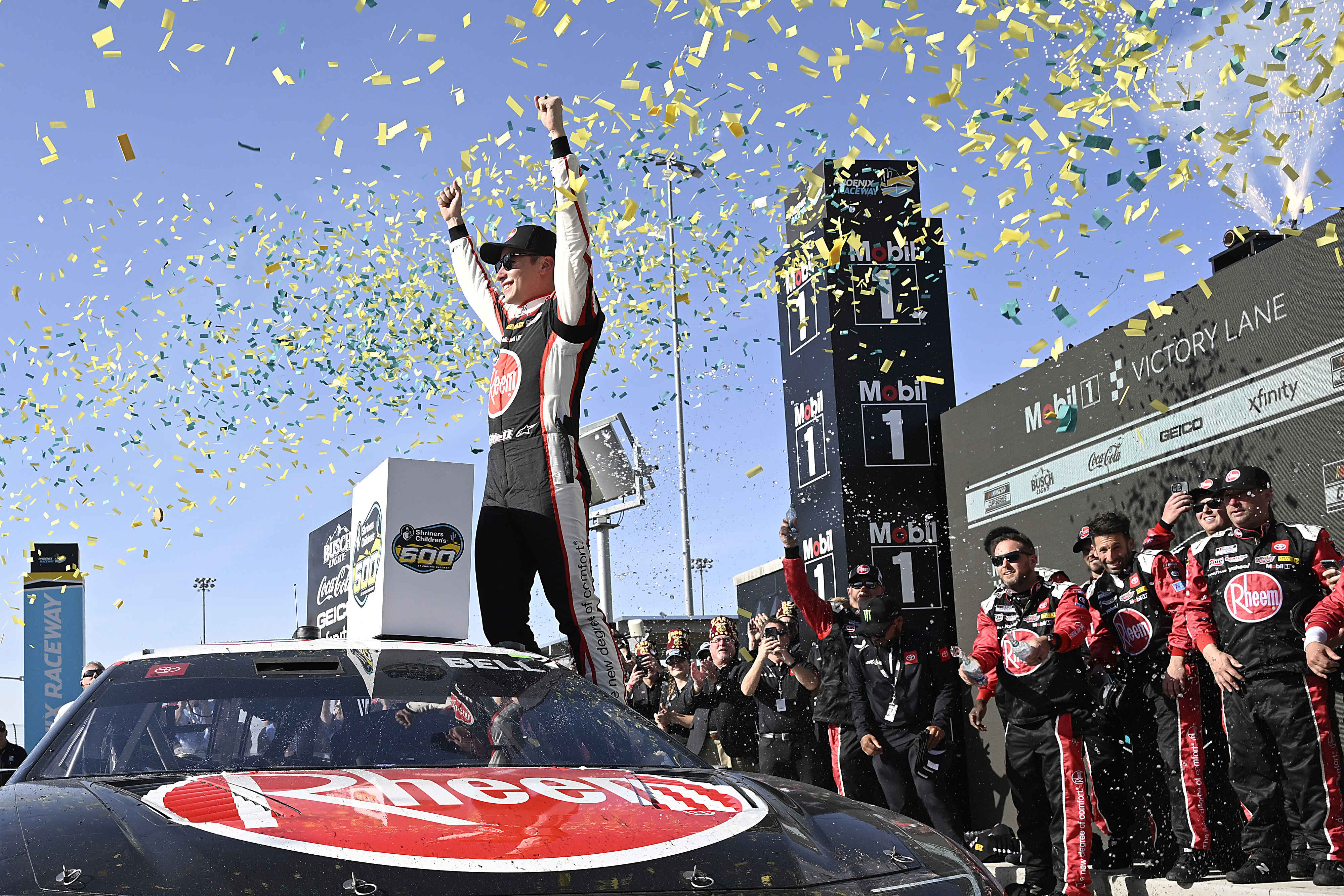 Christopher Bell Signed 2024 Phoenix Win Exclusive Team Issued Mini Trophy (Bell COA) at PristineAuction.com Christopher Bell Signed 2024 Phoenix Win Exclusive Team Issued Mini Trophy (Bell COA) at PristineAuction.com