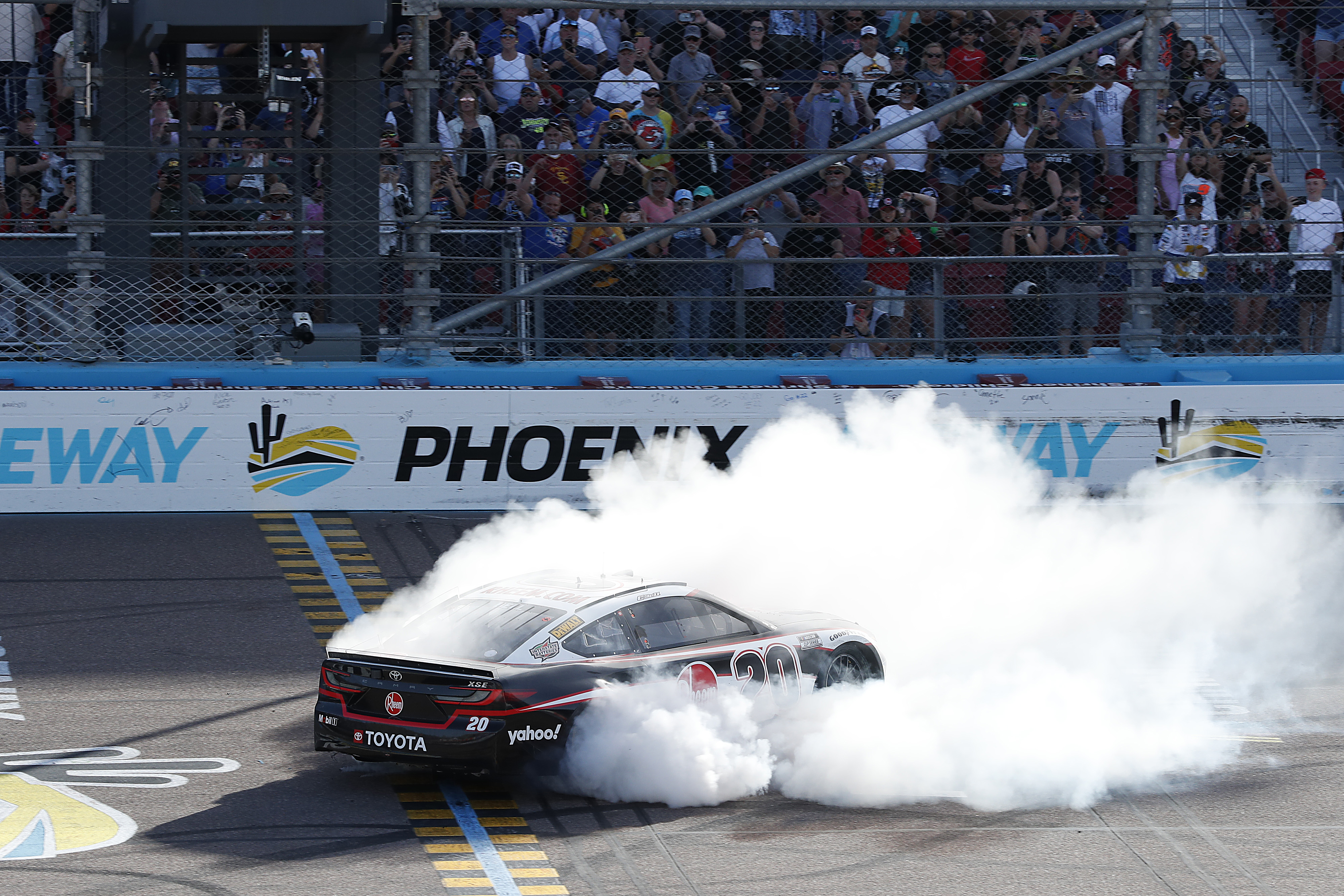 Christopher Bell Signed 2024 Phoenix Win Exclusive Team Issued Mini Trophy (Bell COA) at PristineAuction.com Christopher Bell Signed 2024 Phoenix Win Exclusive Team Issued Mini Trophy (Bell COA) at PristineAuction.com