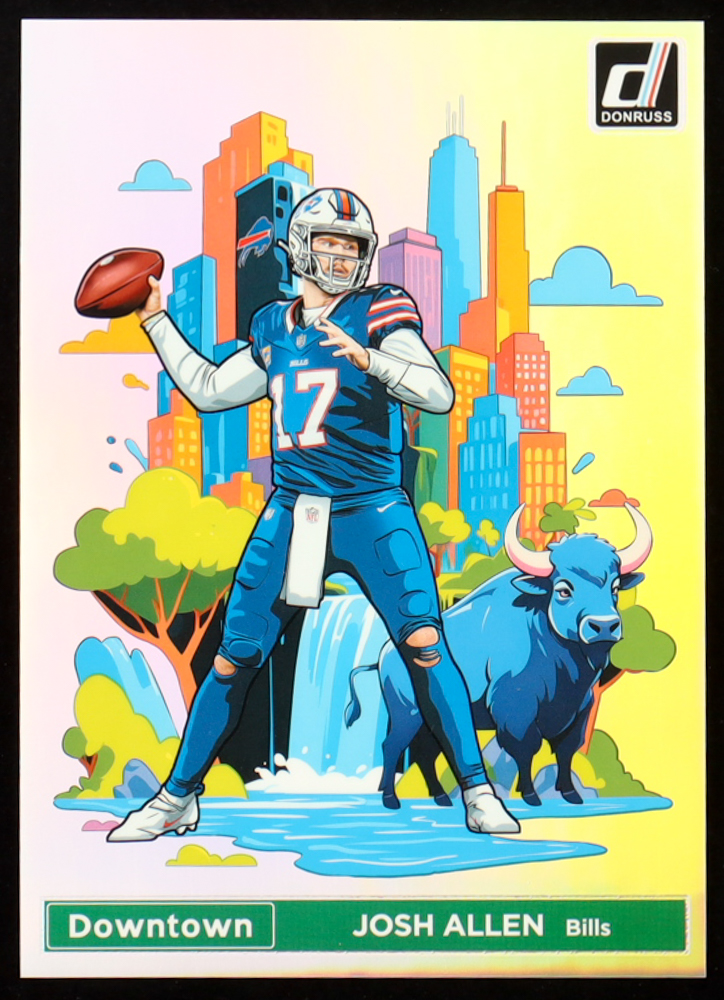 Josh Allen 2024 Donruss Downtown! Oversize #2 at PristineAuction.com Josh Allen 2024 Donruss Downtown! Oversize #2 at PristineAuction.com