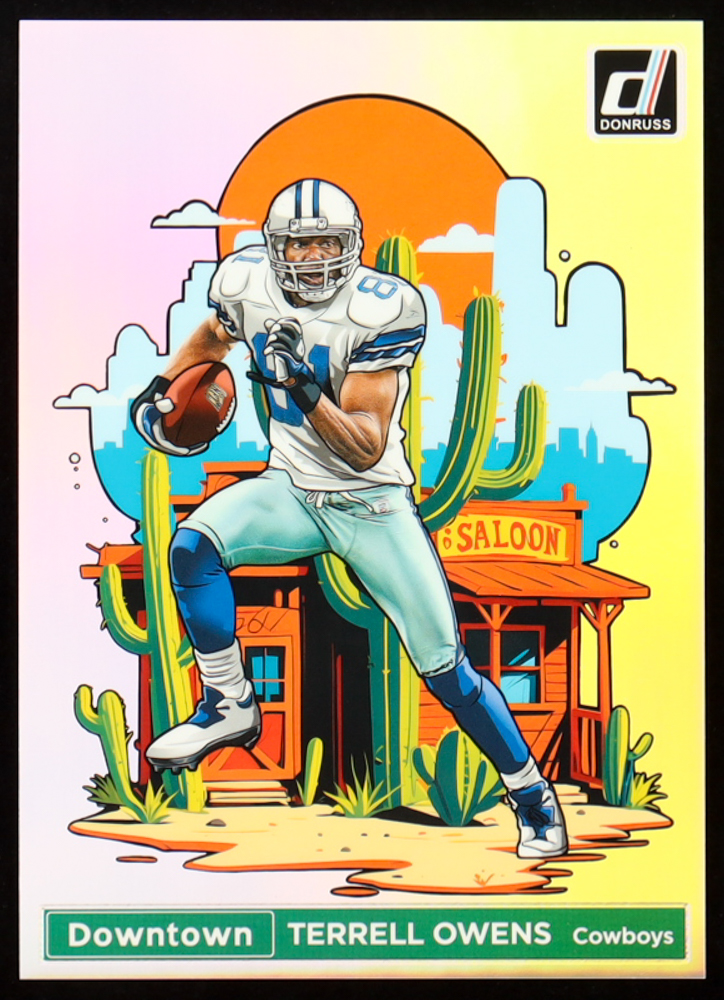 Terrell Owens 2024 Donruss Downtown! Oversize #8 at PristineAuction.com Terrell Owens 2024 Donruss Downtown! Oversize #8 at PristineAuction.com