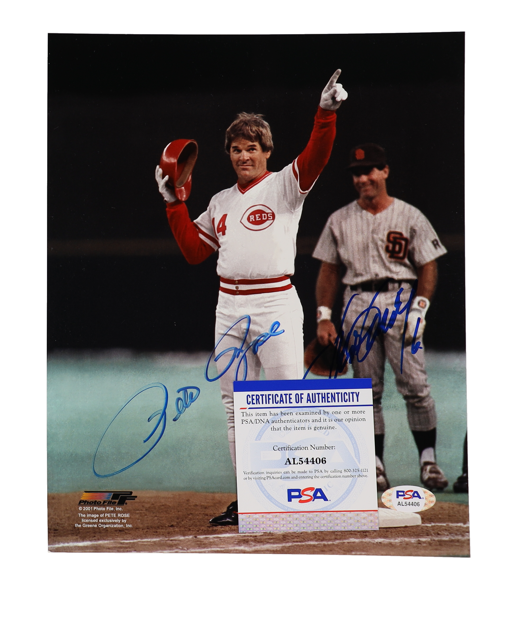Pete Rose & Steve Garvey Signed 8x10 Photo (PSA) at PristineAuction.com Pete Rose & Steve Garvey Signed 8x10 Photo (PSA) at PristineAuction.com