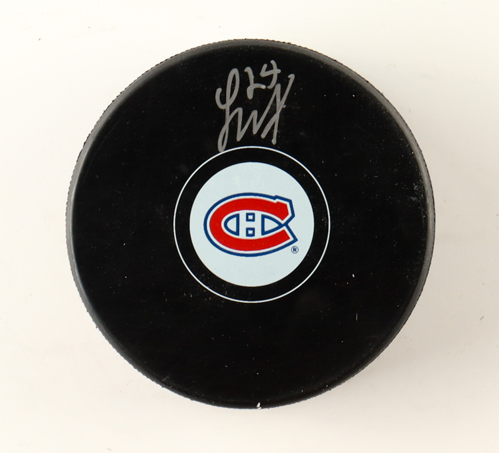 Logan Mailloux Signed Canadiens Logo Hockey Puck (Premium Autographs) at PristineAuction.com Logan Mailloux Signed Canadiens Logo Hockey Puck (Premium Autographs) at PristineAuction.com