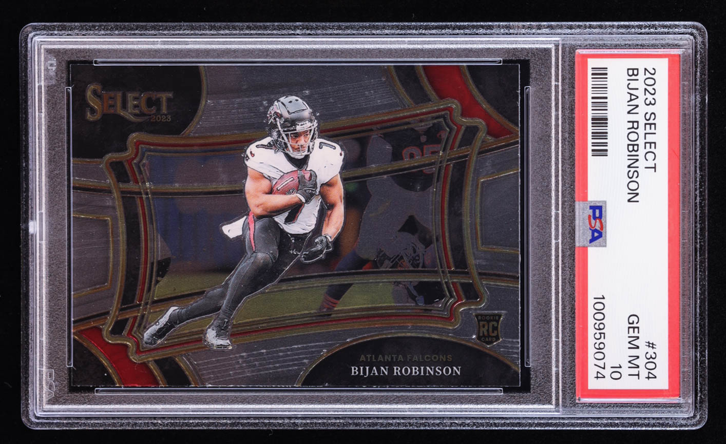 Bijan Robinson 2023 Select #304 RC (PSA 10) at PristineAuction.com Bijan Robinson 2023 Select #304 RC (PSA 10) at PristineAuction.com