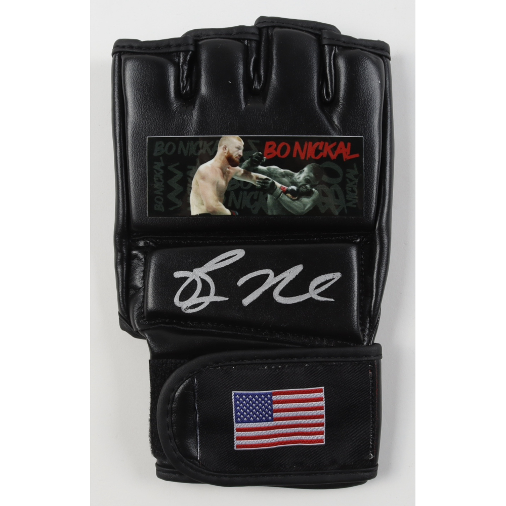 Bo Nickal Signed MMA Custom USA Glove (Beckett) at PristineAuction.com