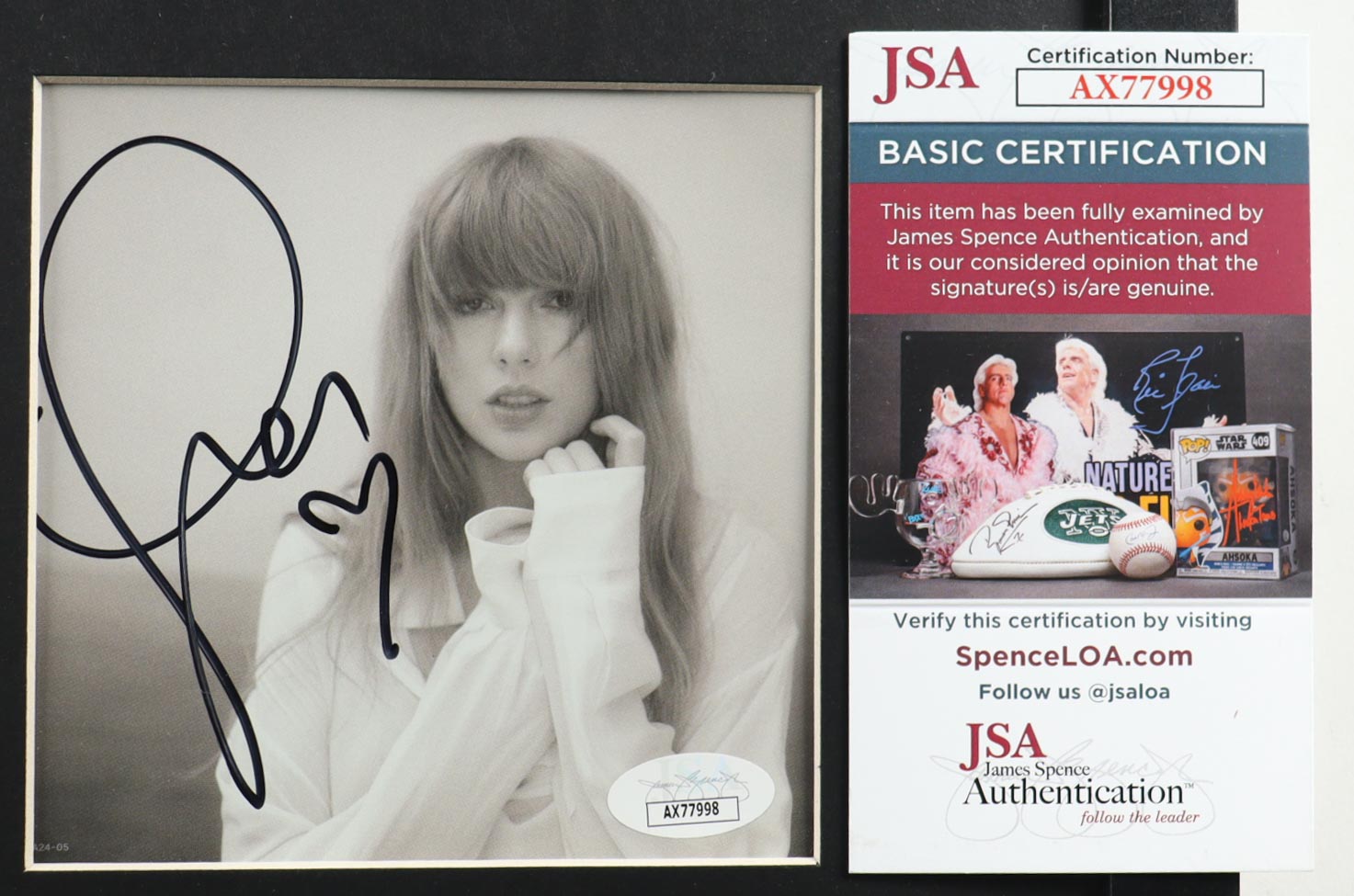 Taylor Swift Signed Custom Framed "The Tortured Poets Department" CD Album Insert Display With Disc (JSA) at PristineAuction.com Taylor Swift Signed Custom Framed "The Tortured Poets Department" CD Album Insert Display With Disc (JSA) at PristineAuction.com
