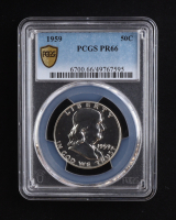 1959 Franklin Half Dollar (PCGS Proof 66) at PristineAuction.com