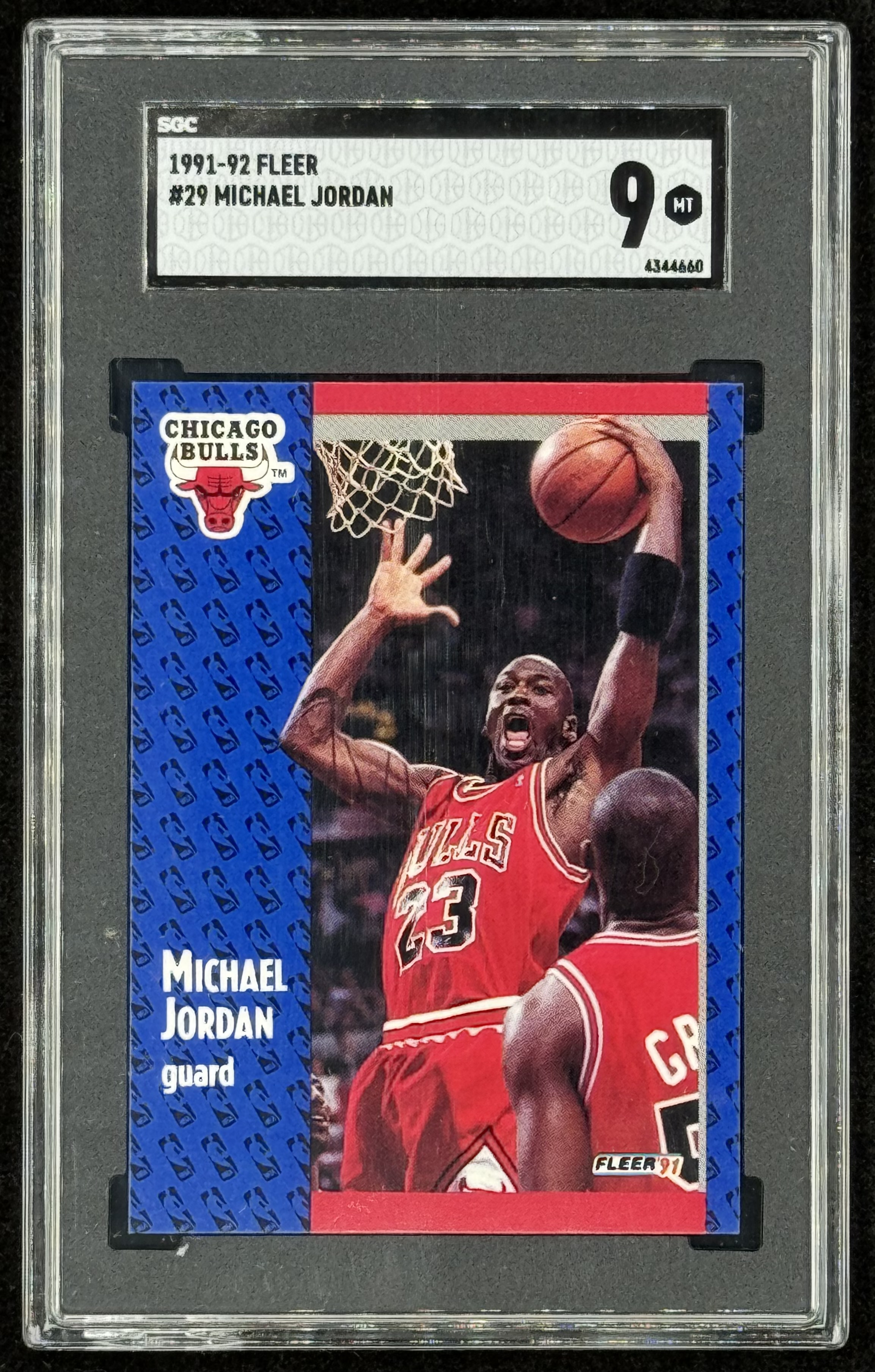 Michael Jordan 1991-92 Fleer #29 (SGC 9) at PristineAuction.com Michael Jordan 1991-92 Fleer #29 (SGC 9) at PristineAuction.com