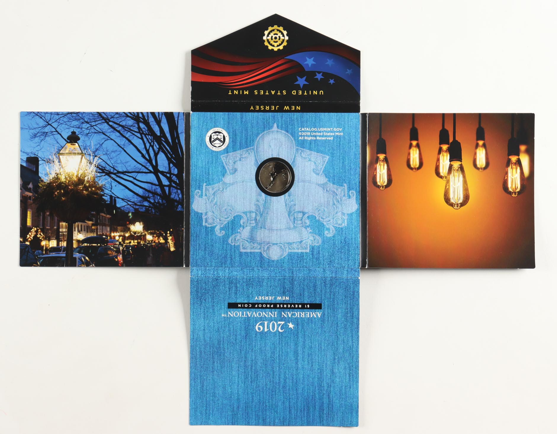 2019 New Jersey American Innovation $1 One Dollar Coin at PristineAuction.com 2019 New Jersey American Innovation $1 One Dollar Coin at PristineAuction.com