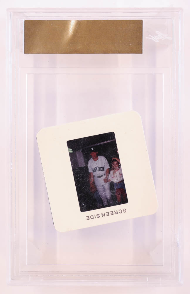 Donald Trump (Yankees) 2025 Leaf Donald Trump Original Photo Slide #1/1 (Leaf) at PristineAuction.com Donald Trump (Yankees) 2025 Leaf Donald Trump Original Photo Slide #1/1 (Leaf) at PristineAuction.com