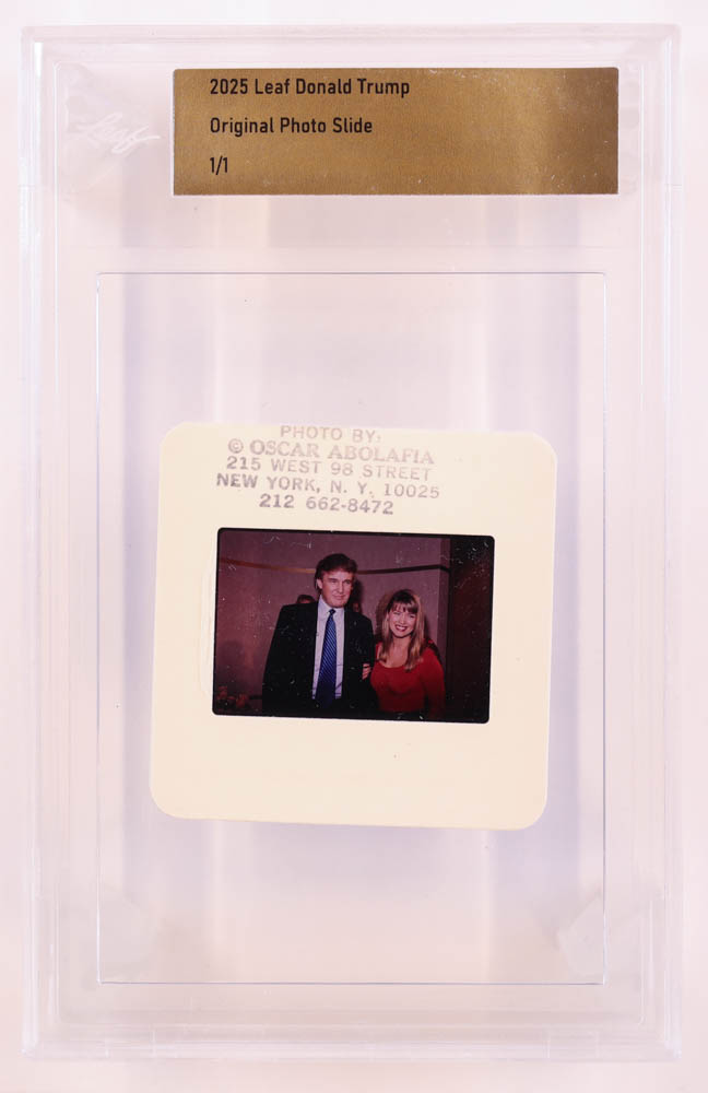 Donald Trump 2025 Leaf Donald Trump Original Photo Slide #1/1 (Leaf) at PristineAuction.com Donald Trump 2025 Leaf Donald Trump Original Photo Slide #1/1 (Leaf) at PristineAuction.com