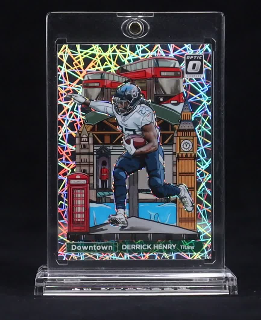 Derrick Henry 2023 Donruss Optic Downtown International #10 at PristineAuction.com