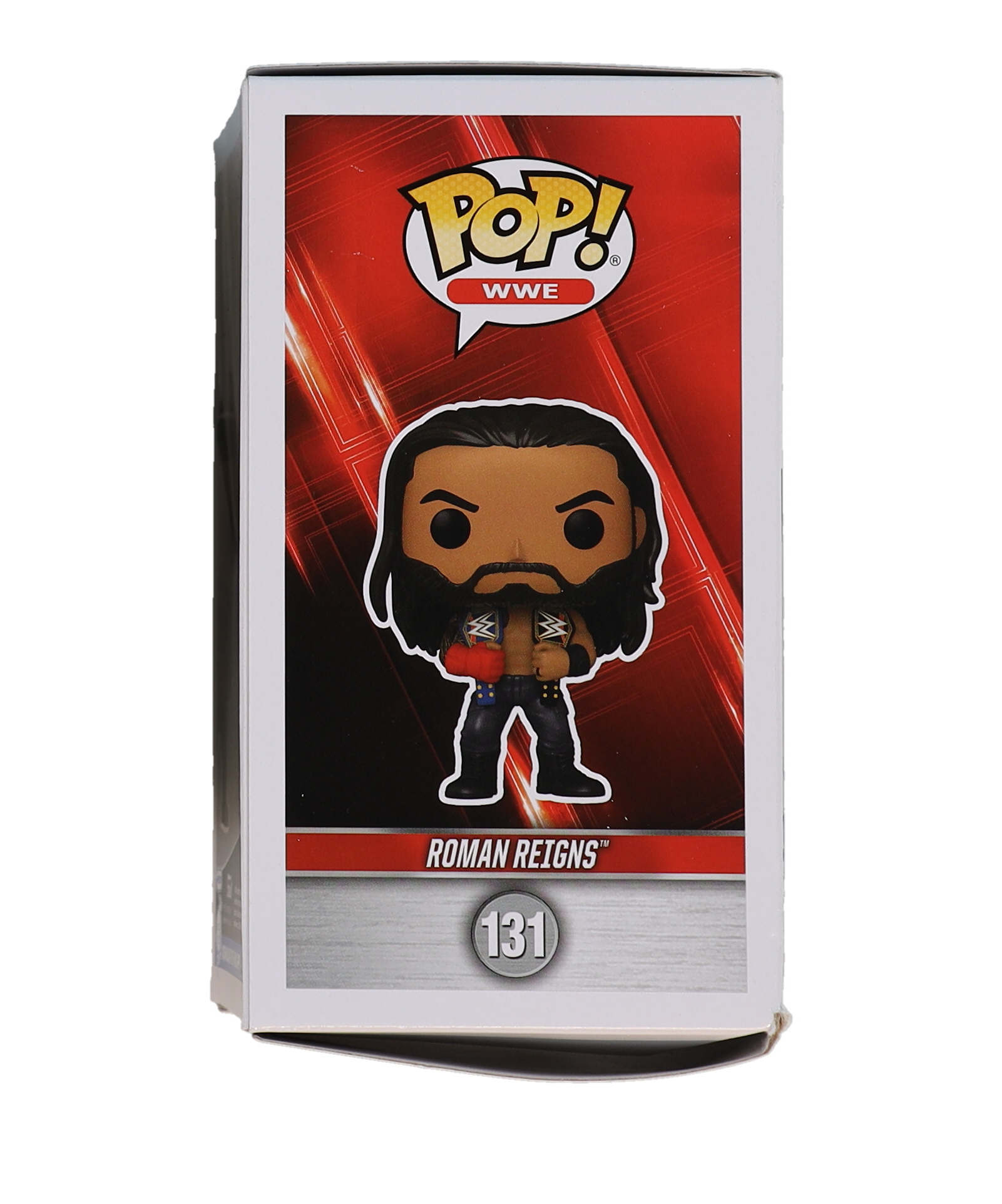 Roman Reigns Signed WWE #131 Funko Pop! Vinyl Figure (Fanatics) at PristineAuction.com Roman Reigns Signed WWE #131 Funko Pop! Vinyl Figure (Fanatics) at PristineAuction.com