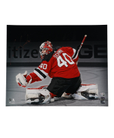 Akira Schmid Signed Devils 16x20 Photo (Fanatics) at PristineAuction.com