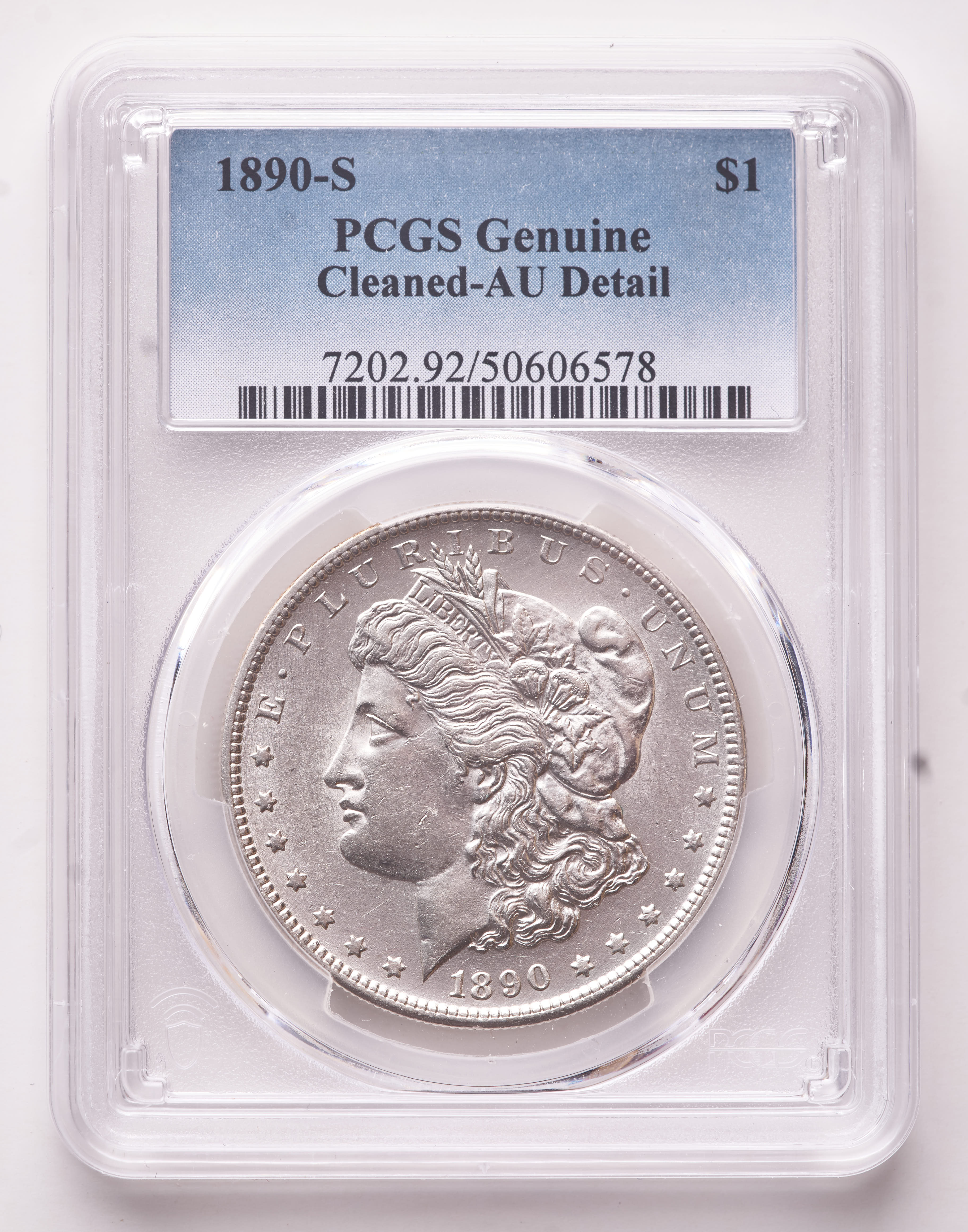 1890-S Morgan Silver Dollar (PCGS AU Details) at PristineAuction.com 1890-S Morgan Silver Dollar (PCGS AU Details) at PristineAuction.com