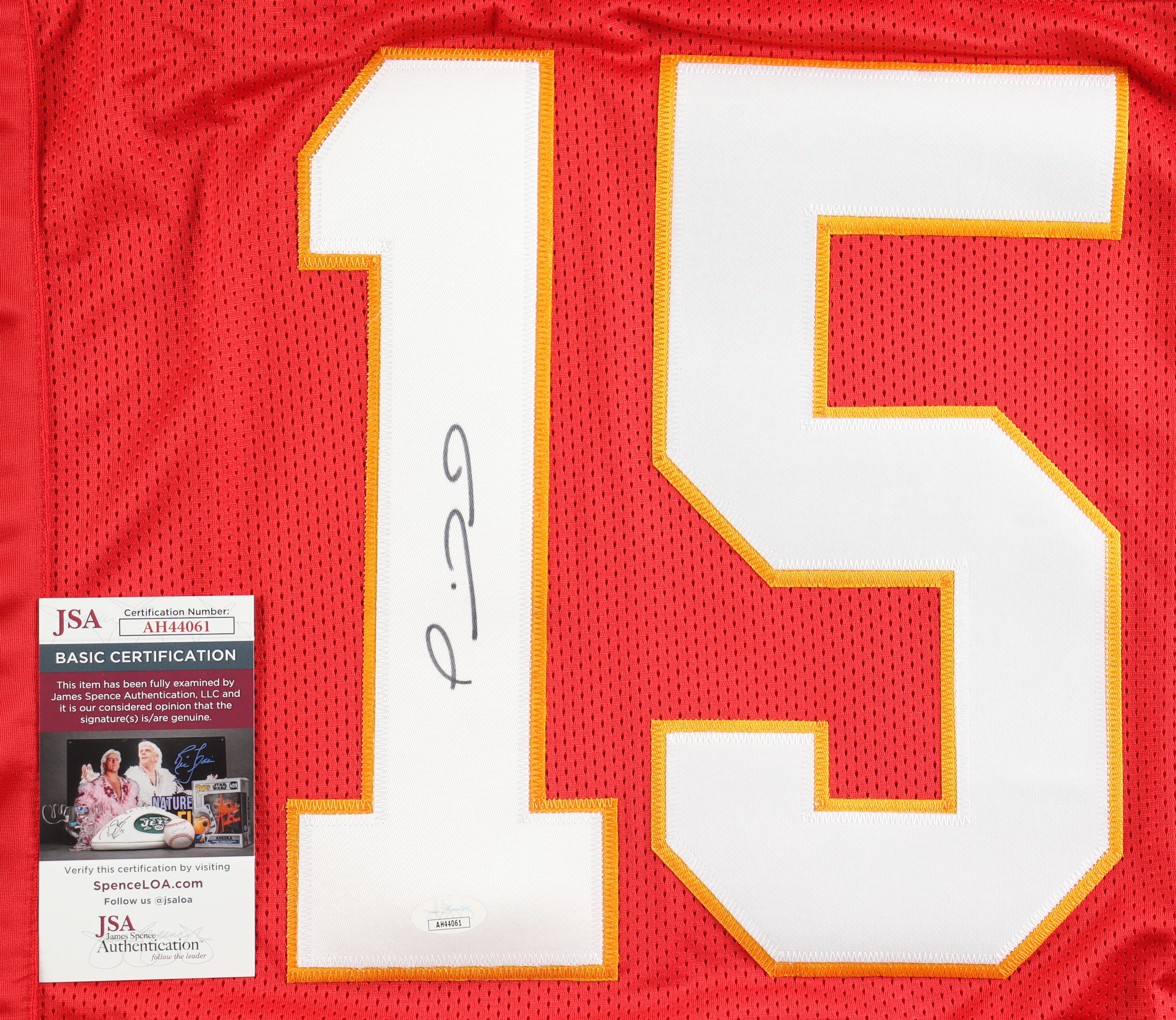 Patrick Mahomes Signed Jersey (JSA) at PristineAuction.com Patrick Mahomes Signed Jersey (JSA) at PristineAuction.com