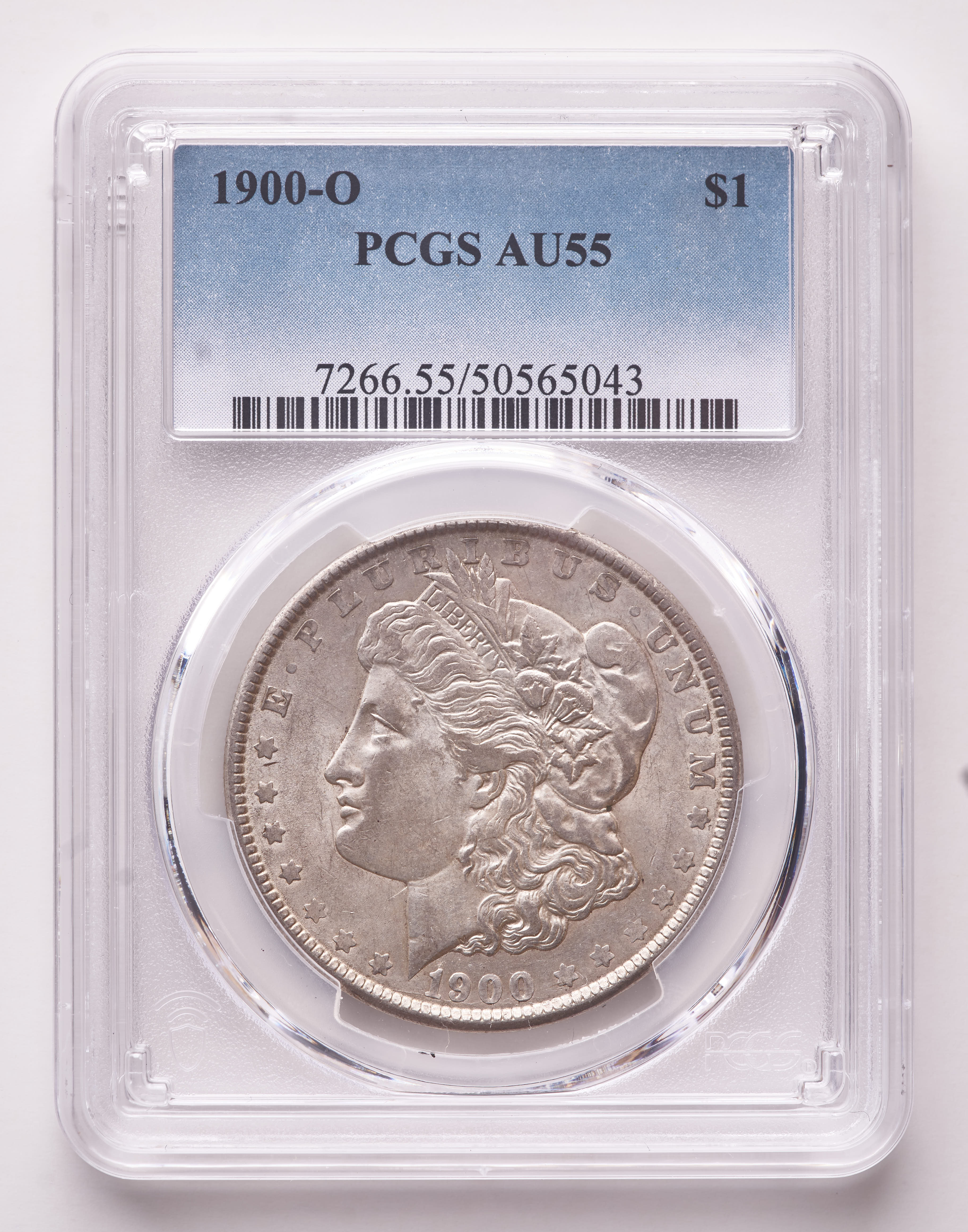 1900-O Morgan Silver Dollar (PCGS AU55) at PristineAuction.com 1900-O Morgan Silver Dollar (PCGS AU55) at PristineAuction.com