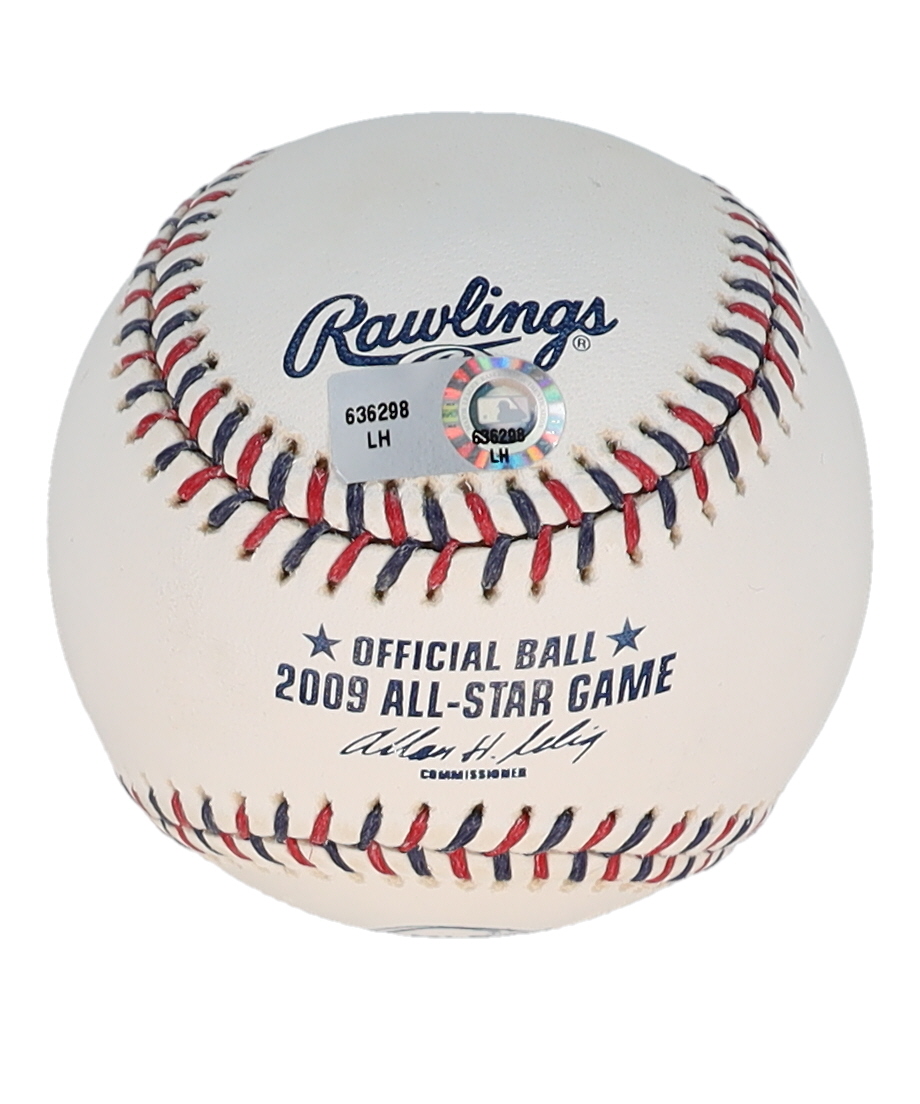 Gaylord Perry Signed OML 2009 All-Star Game Logo Baseball Inscribed "HOF 91" (MLB) at PristineAuction.com Gaylord Perry Signed OML 2009 All-Star Game Logo Baseball Inscribed "HOF 91" (MLB) at PristineAuction.com