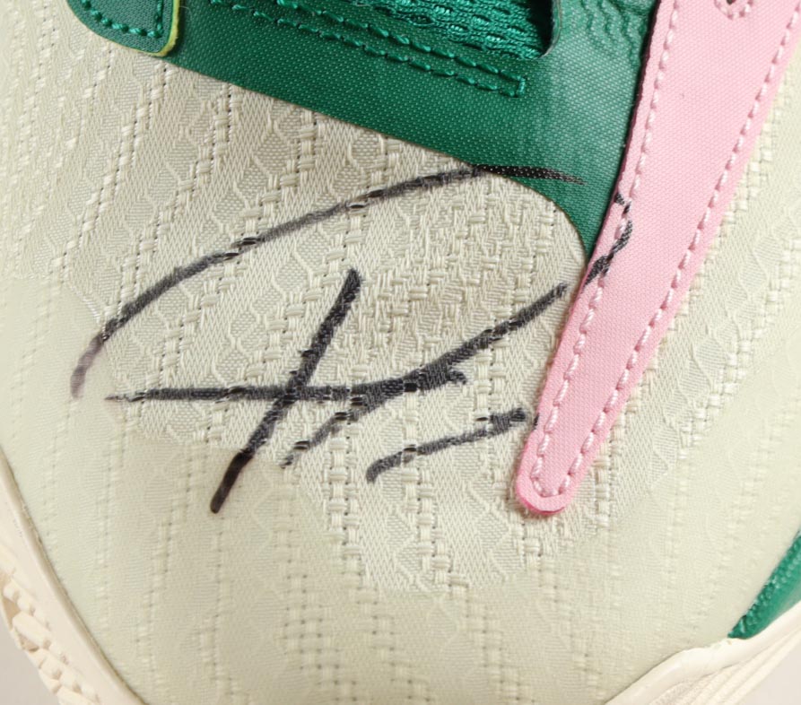 Giannis Antetokounmpo Signed Nike Basketball Shoe (PSA) at PristineAuction.com Giannis Antetokounmpo Signed Nike Basketball Shoe (PSA) at PristineAuction.com