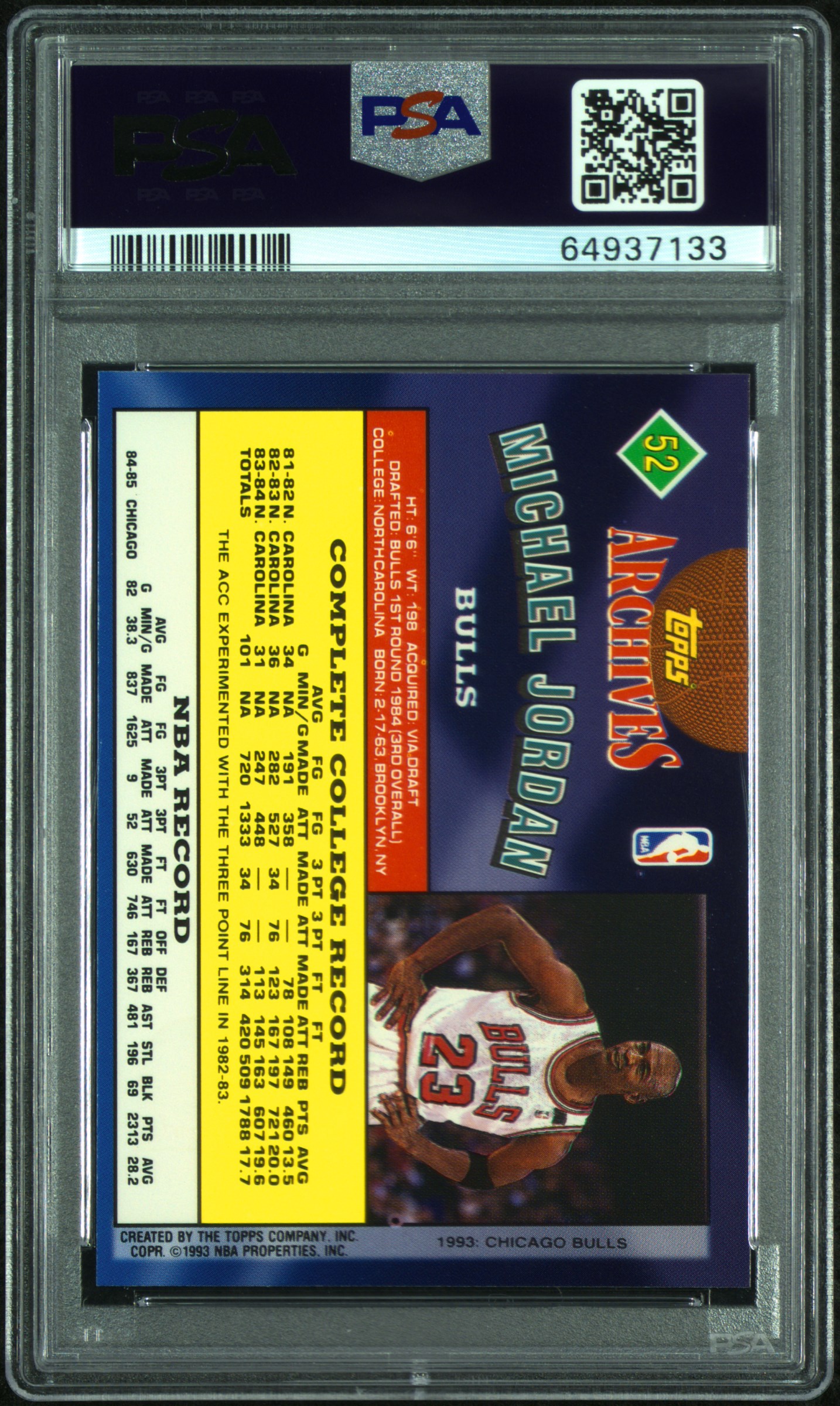 Michael Jordan 1992-93 Topps Archives Gold #52G (PSA 8) at PristineAuction.com Michael Jordan 1992-93 Topps Archives Gold #52G (PSA 8) at PristineAuction.com