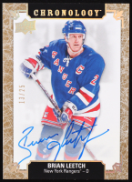 Brian Leetch 2018-19 Chronology Gold Premium #94 Autograph #13/25 at PristineAuction.com