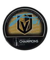 Jonathan Marchessault Signed Golden Knights 2023 Stanley Cup Champions Logo Hockey Puck (Fanatics) at PristineAuction.com