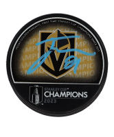 Jonathan Marchessault Signed Golden Knights 2023 Stanley Cup Champions Logo Hockey Puck (Fanatics) at PristineAuction.com