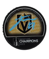 Jonathan Marchessault Signed Golden Knights 2023 Stanley Cup Champions Logo Hockey Puck (Fanatics) at PristineAuction.com