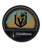 Jonathan Marchessault Signed Golden Knights 2023 Stanley Cup Champions Logo Hockey Puck (Fanatics) at PristineAuction.com