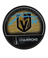 Jonathan Marchessault Signed Golden Knights 2023 Stanley Cup Champions Logo Hockey Puck (Fanatics) at PristineAuction.com