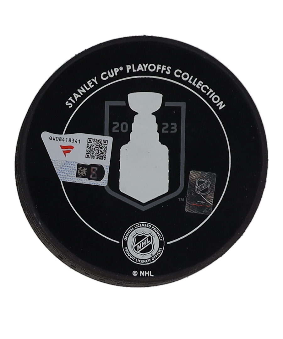 Jonathan Marchessault Signed Golden Knights 2023 Stanley Cup Champions Logo Hockey Puck (Fanatics) at PristineAuction.com Jonathan Marchessault Signed Golden Knights 2023 Stanley Cup Champions Logo Hockey Puck (Fanatics) at PristineAuction.com