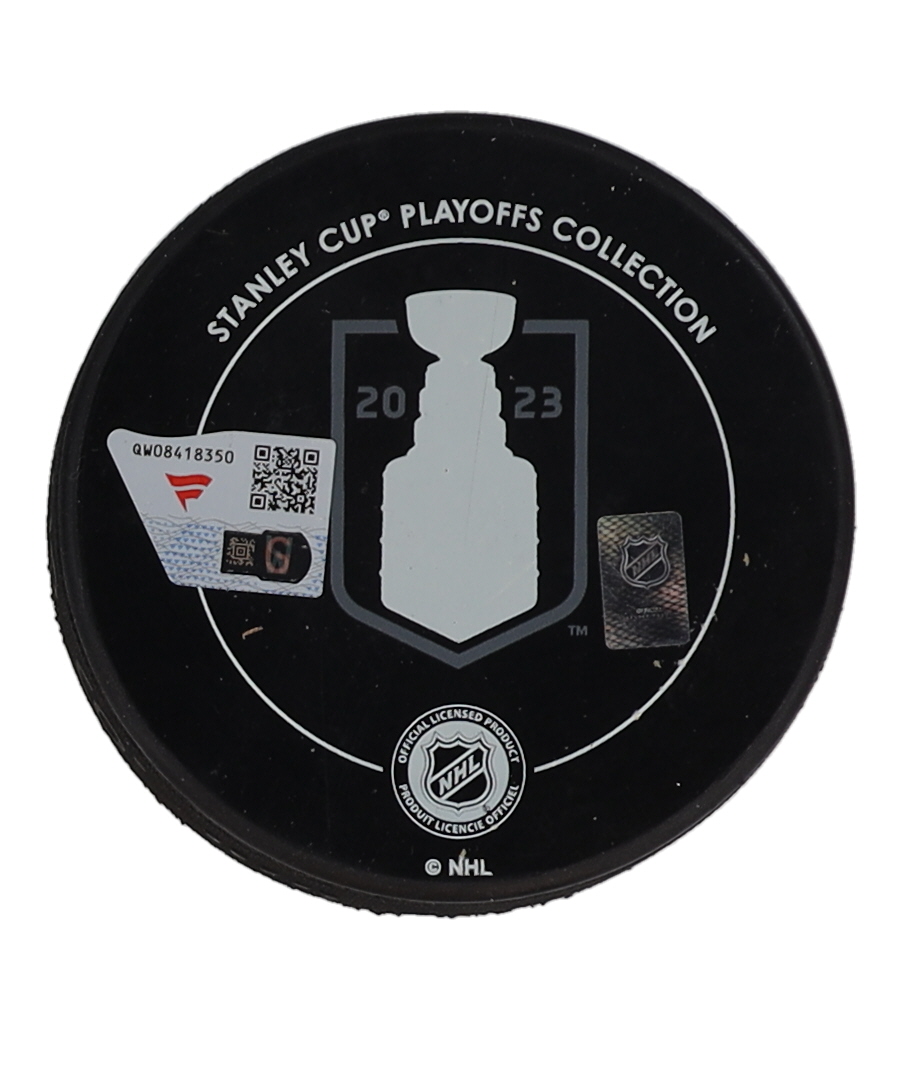 Jonathan Marchessault Signed Golden Knights 2023 Stanley Cup Champions Logo Hockey Puck (Fanatics) at PristineAuction.com Jonathan Marchessault Signed Golden Knights 2023 Stanley Cup Champions Logo Hockey Puck (Fanatics) at PristineAuction.com